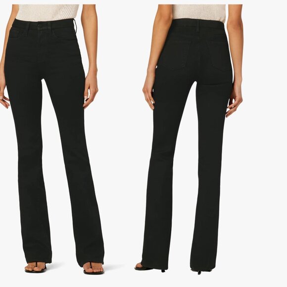 Joe’s Jeans Hi Rise Honey Curvy Bootcut Black Denim Women’s Size 24 - Picture 1 of 8